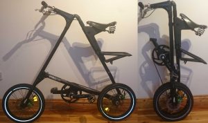 My Strida MAS - folded and unfolded