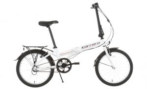 Side view of the Carrera Transit folding bike