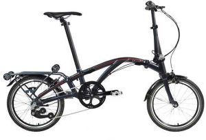 Side view of the Dahon Curl folding bike
